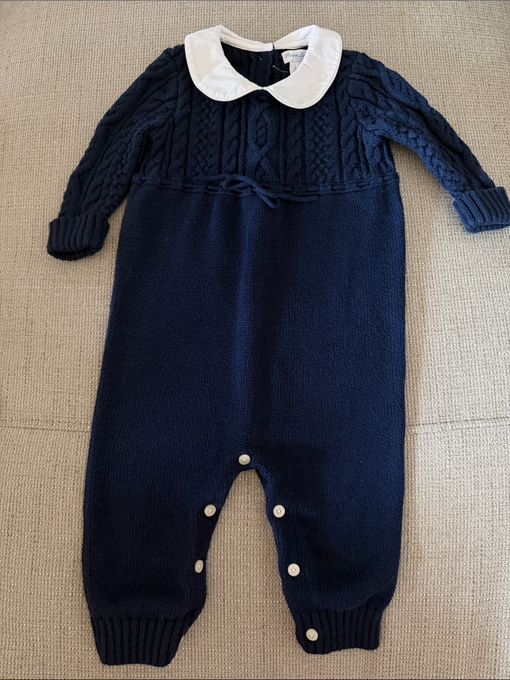 Knit Cotton Coverall Peterpan 9M